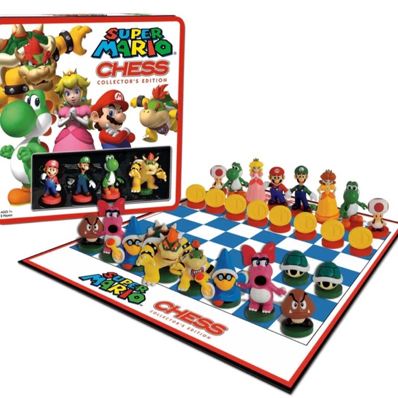 Super Mario Collector’s Edition Chess Set 2009 Complete Set - Picture 3 of 9